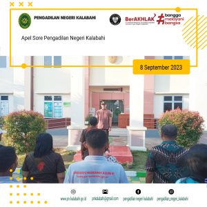 Apel Sore Pengadilan Negeri Kalabahi