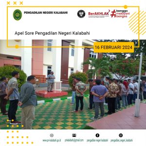 Apel Sore Pengadilan Negeri Kalabahi