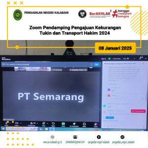 ZOOM PENDAMPING PENGAJUAN KEKURANGAN TUKIN DAN TRASPORT HAKIM 2024