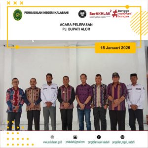 PERPISAHAN PJ. BUPATI ALOR
