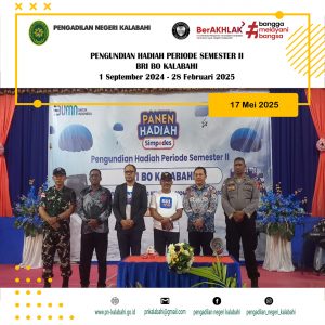 PENGUNDIAN HADIAH BRI BO KALABAHI PERIODE SEMESTER II TAHUN 2025