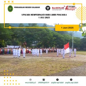 MEMPERINGATI HARI LAHIR PANCASILA 1 JUNI 2025
