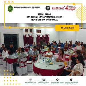 RAMAH TAMAH PEMERINTAH KAB. ALOR BERSAMA KEPALA KEJAKSAAN TINGGI NTT