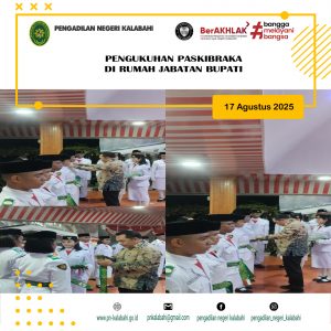 PENGUKUHAN PASKIBRAKA