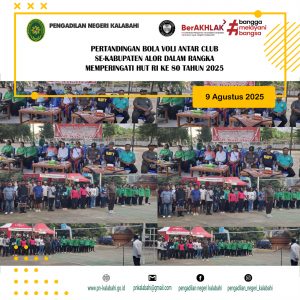PERTANDINGAN BOLA VOLI SE-KABUPATEN ALOR TAHUN 2025