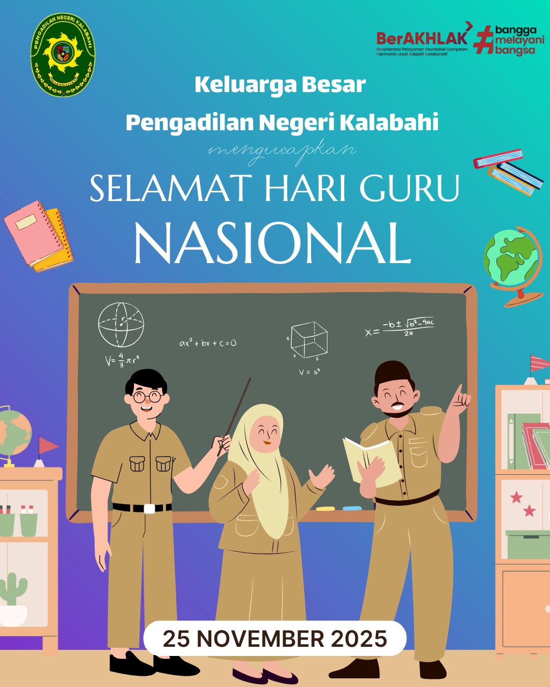 Selamat memperingati Hari Guru Nasional 25 November 2025