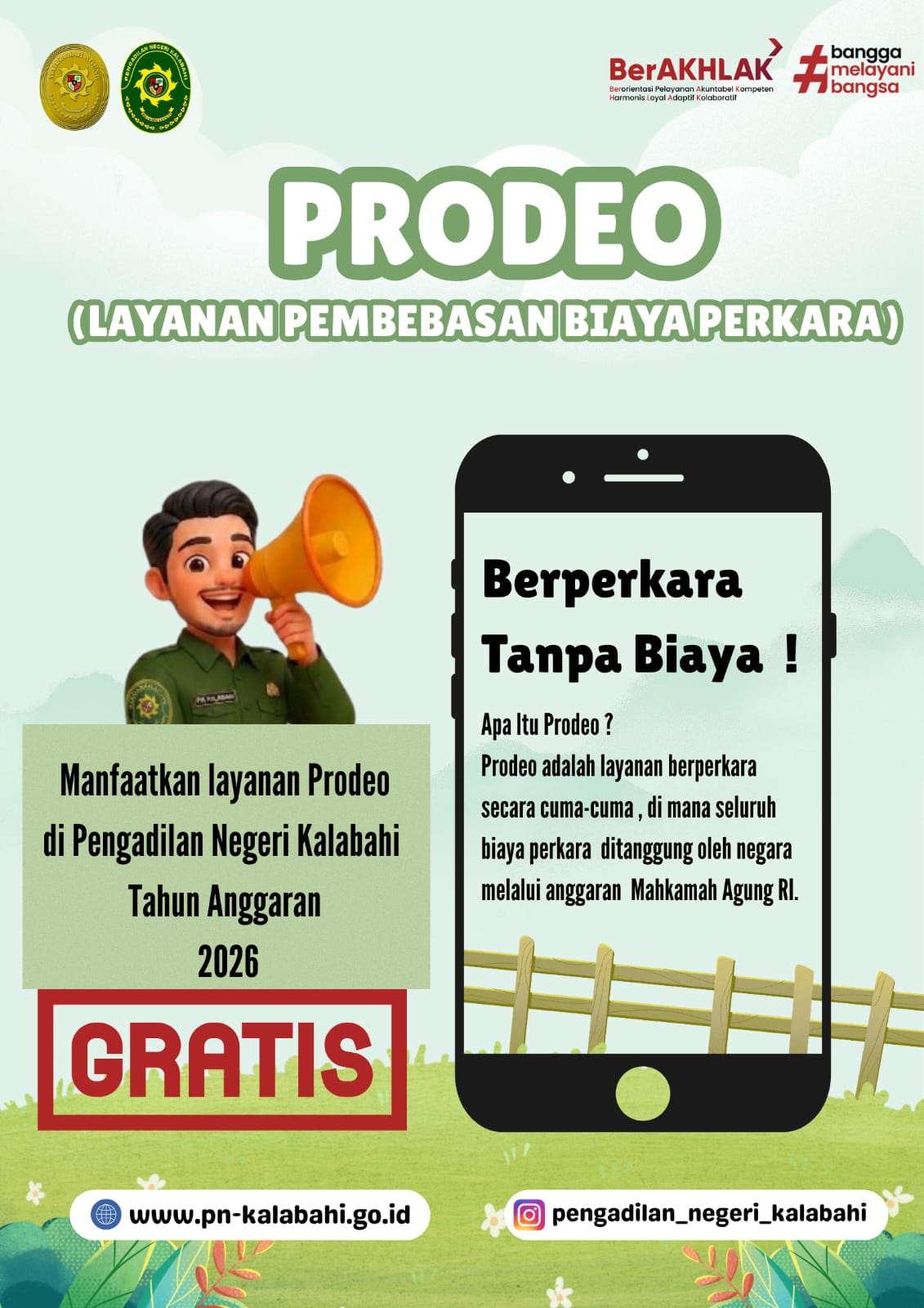 Cari Keadilan Tanpa Biaya di Pengadilan Negeri Kalabahi